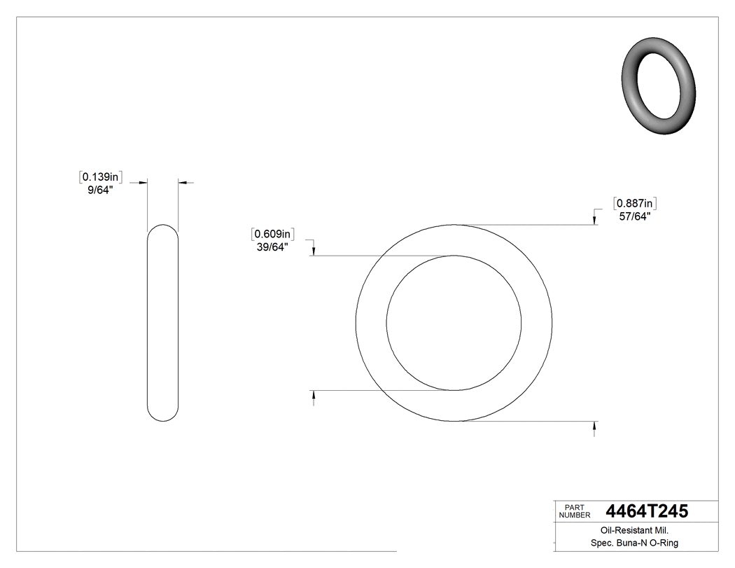 Technical drawing - 4464T245